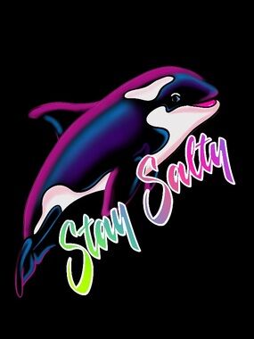 Lisa Frank "Stay Salty" Custom Graphic Tee